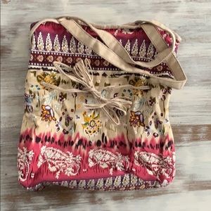 Floral tote bag